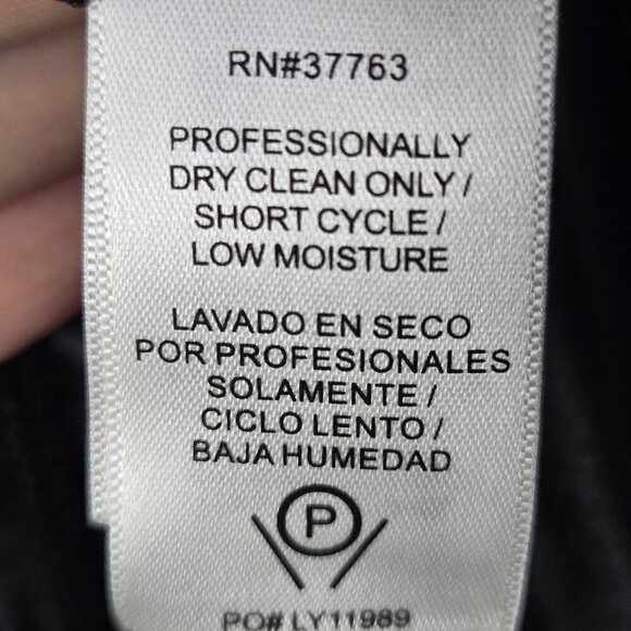 Laundry by Shelli Segal Size 6 Black Silver Bodycon Cocktail Dress Lace Pattern - Picture 13 of 16